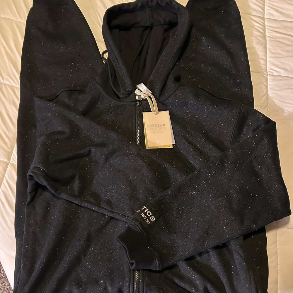 Women’s Black sparkle onsie pajamas